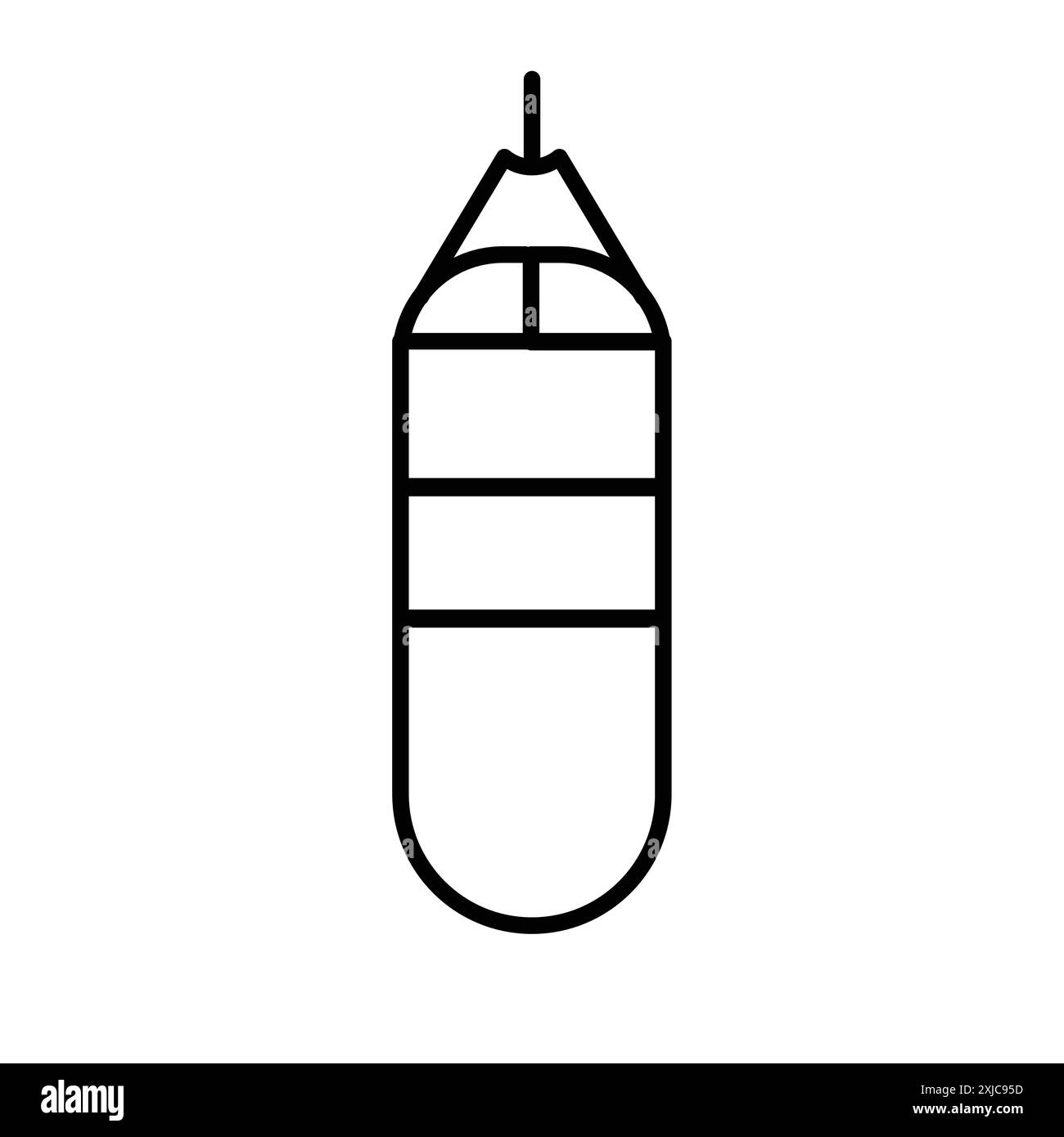 Confezione da pugno Icon Flat Set con contorno vettoriale in bianco e nero Illustrazione Vettoriale