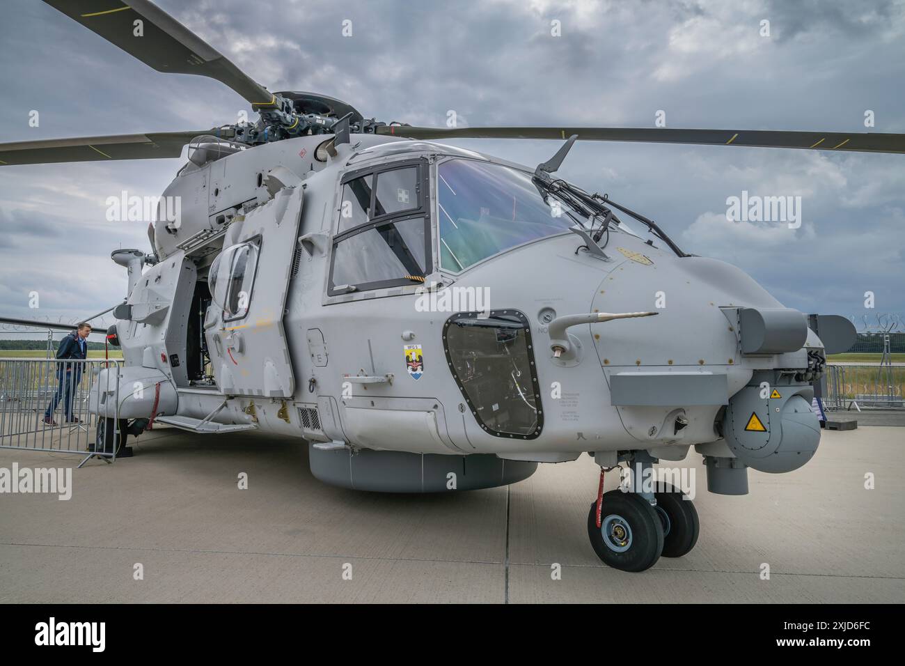 Mehrzweckhubschrauber NH-90 NTH Sea Lion Deutsche Marine, ILA 2024, Internationale Luft- und Raumfahrtausstellung Berlin, Schönefeld, Brandeburgo, Deu Foto Stock