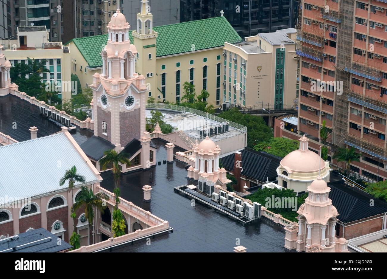 Hong Kong 29 giugno 2022: università di Hong Kong esterna, l'università di Hong Kong è una delle più alte classifiche in asia Foto Stock