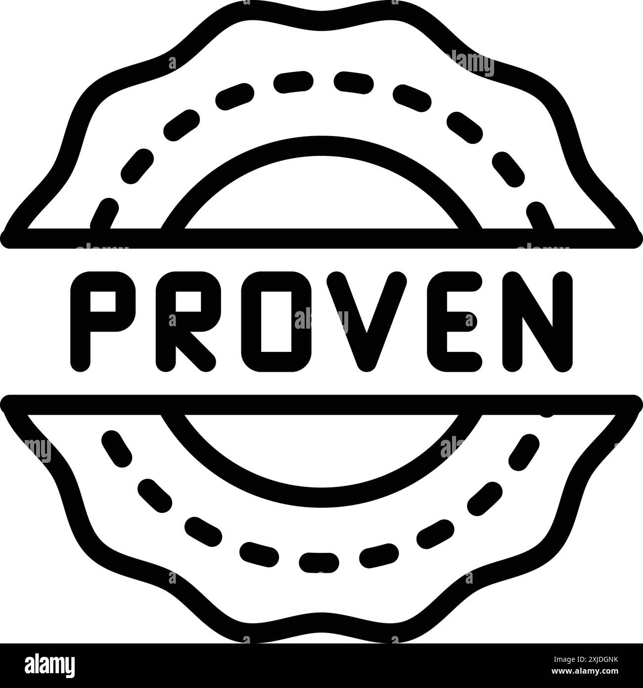 Icona per collaudato, approvato Illustrazione Vettoriale