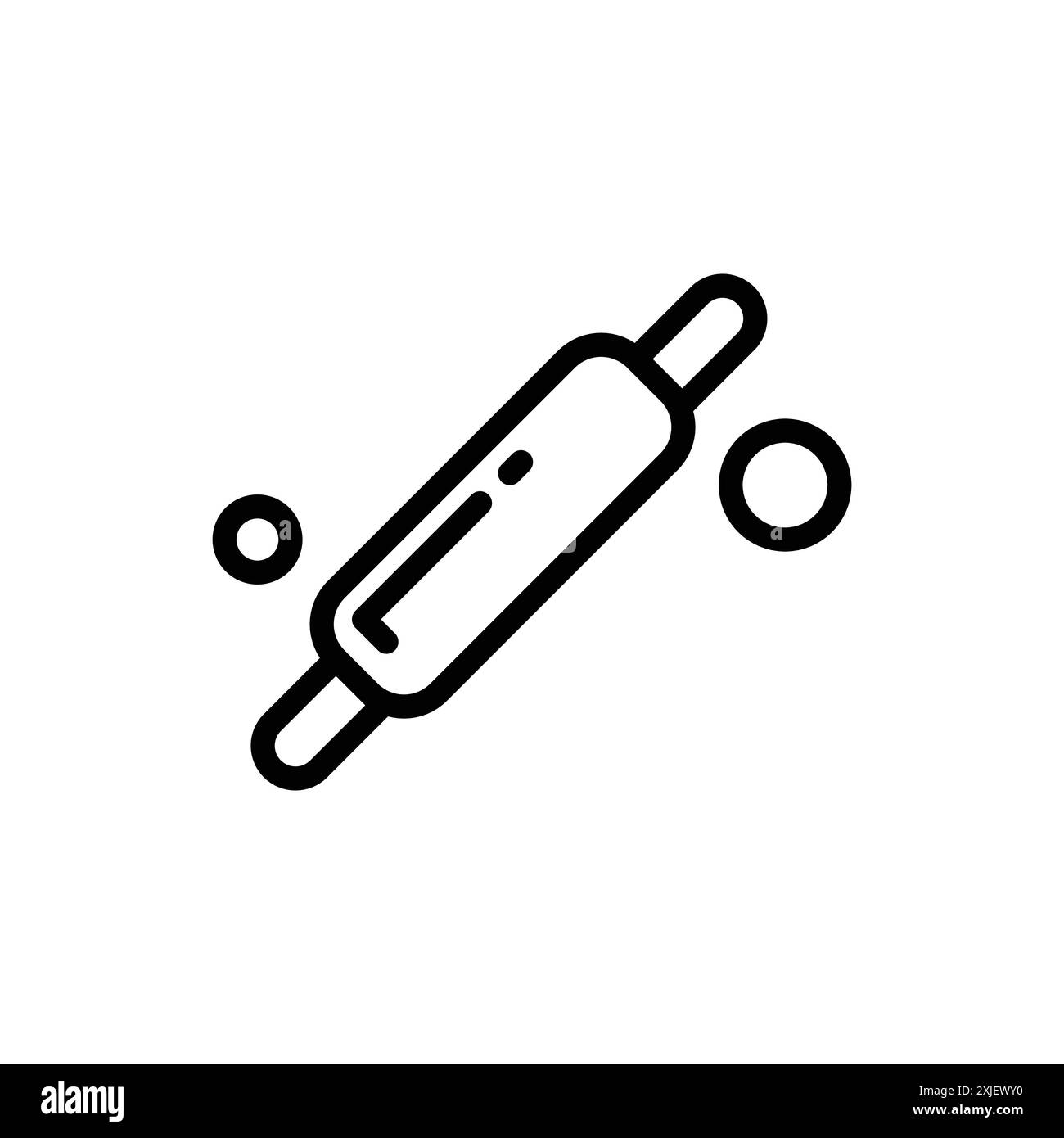 Icona mattonella disegnata da Ayaan semplice simbolo vettoriale piatto contorno del logo della collezione Illustrazione Vettoriale