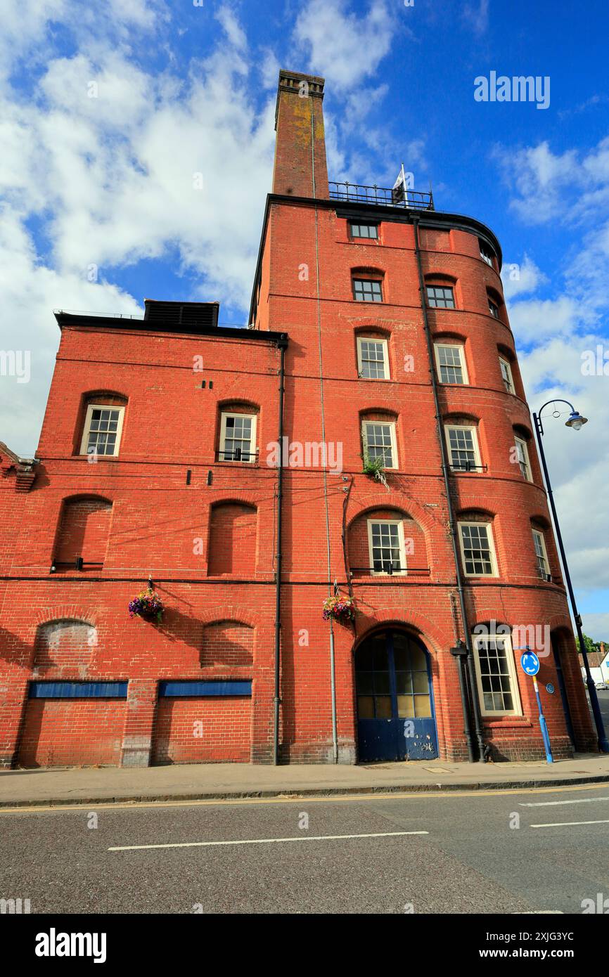 Wadworth Brewery, aperto nel 1885, Devizes, Wiltshire, Inghilterra. Foto Stock