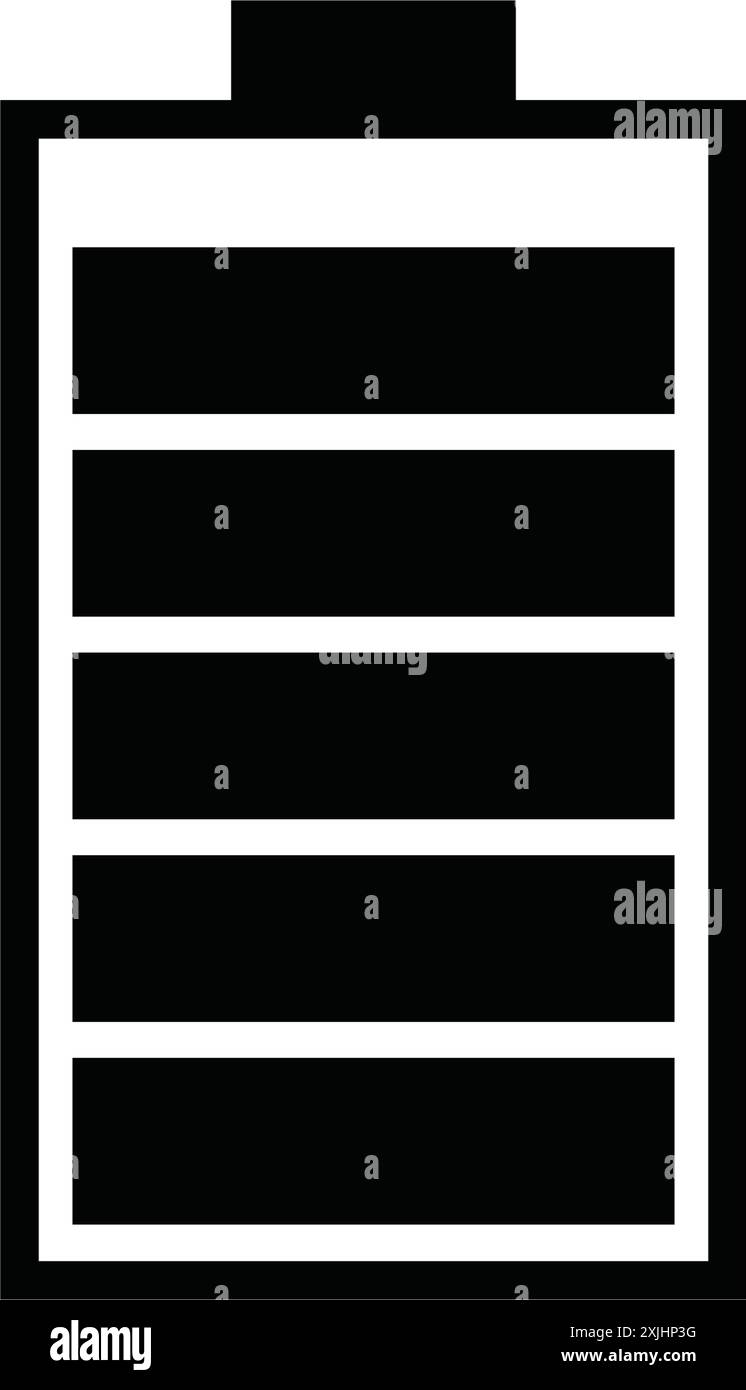 Icona della batteria illustrazione design dell'elemento Illustrazione Vettoriale