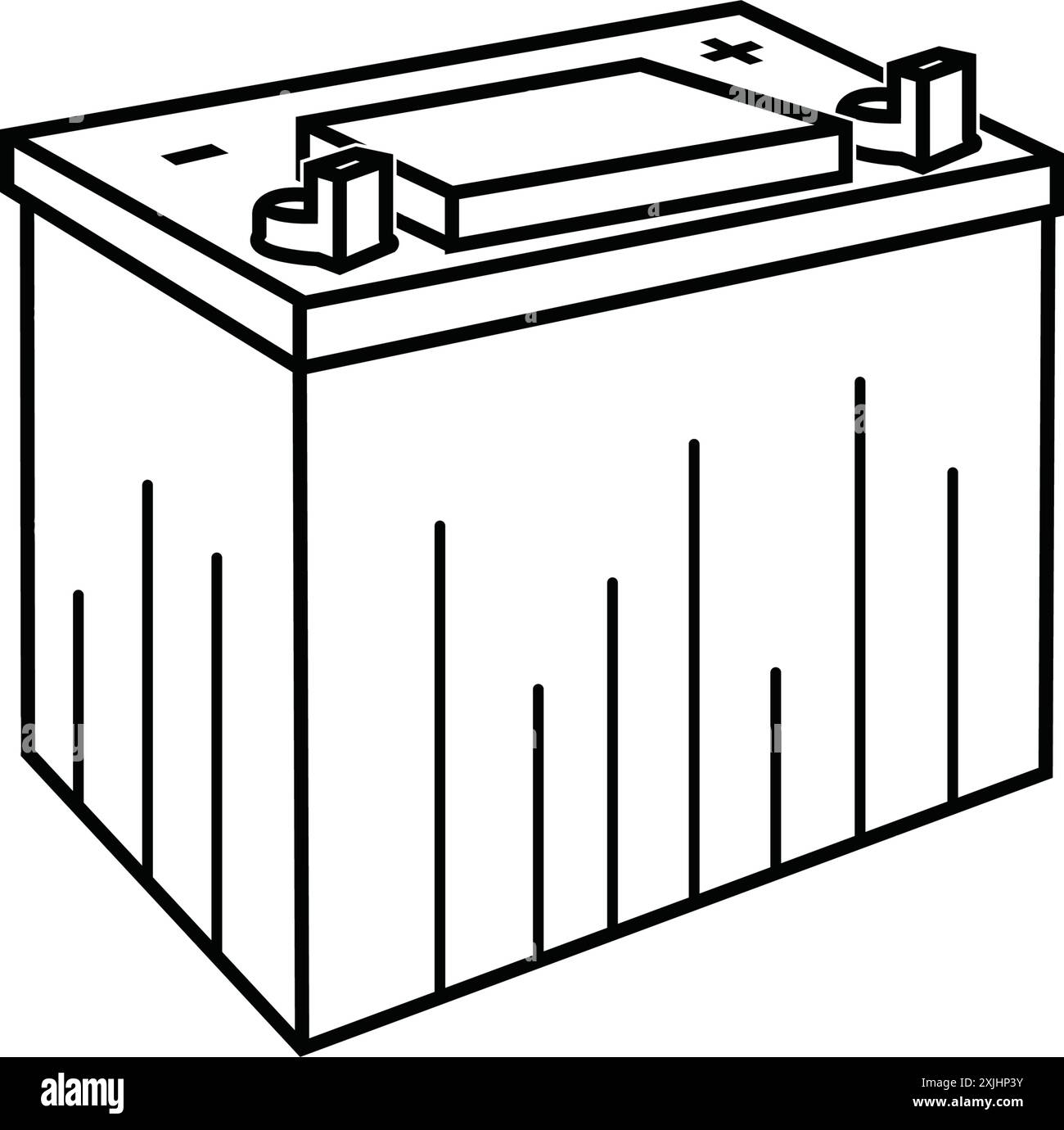 Icona della batteria per auto illustrazione design dell'elemento Illustrazione Vettoriale
