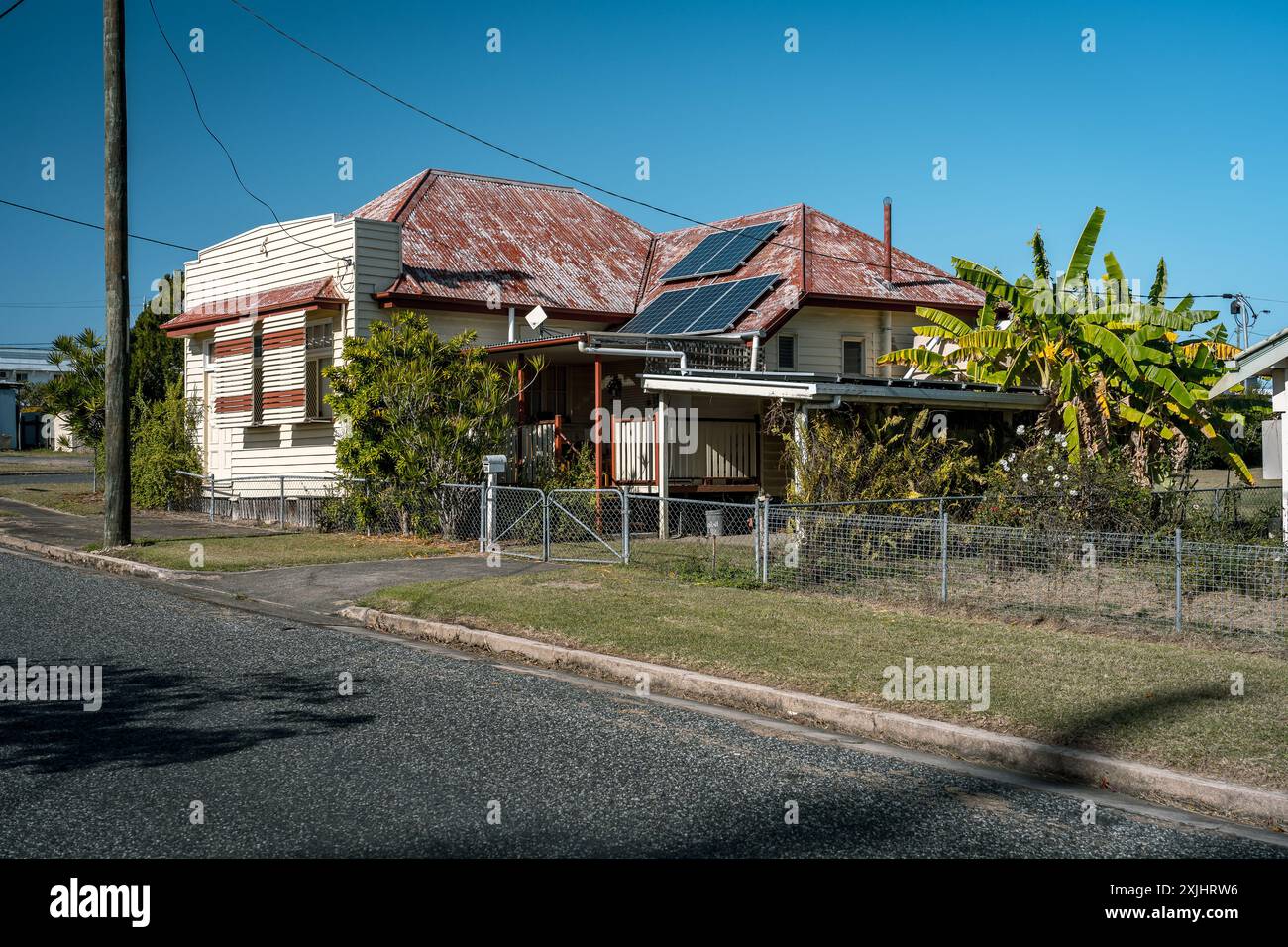 Biggenden, QLD, Australia - edifici storici in città Foto Stock