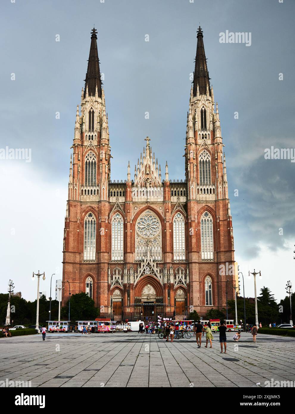 La Plata, Argentina/ 09/13/2020- paesaggi della Cattedrale interna Foto Stock