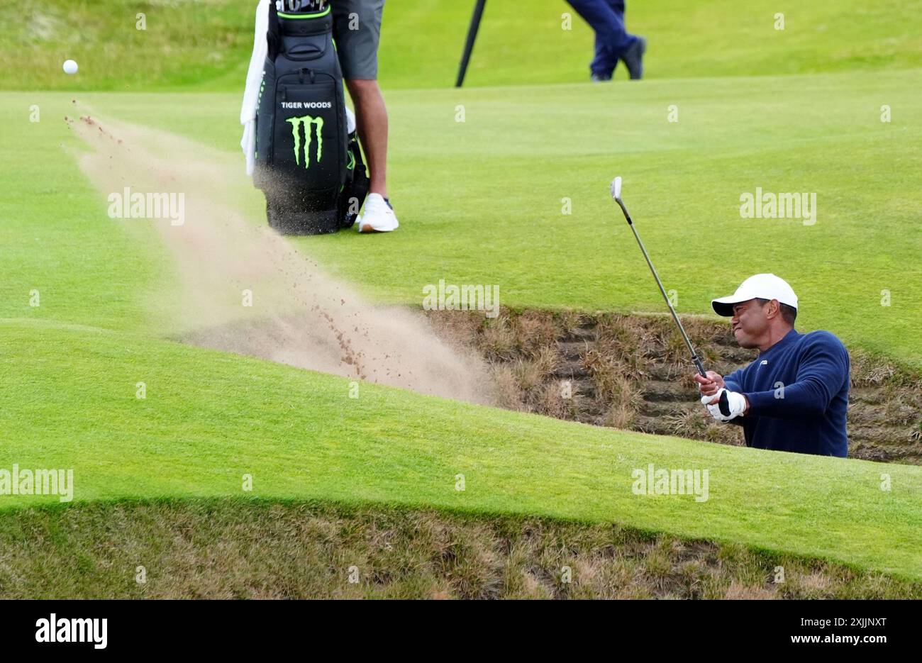 Il 5° giorno dell'Open al Royal Troon, South Ayrshire, Scozia. Data foto: Venerdì 19 luglio 2024. Foto Stock