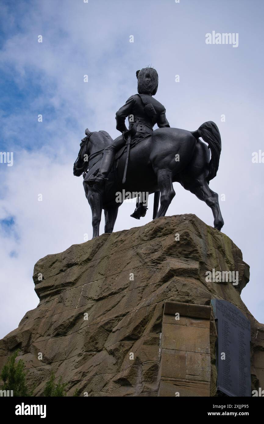 Royal Scots Greys Monument, Edimburgo Foto Stock