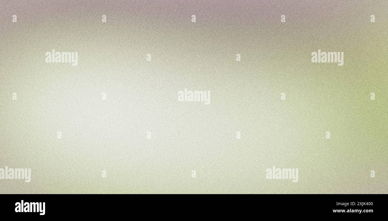 Immagine con sfondo sfumato da verde a bianco e viola con una texture sgranata Foto Stock