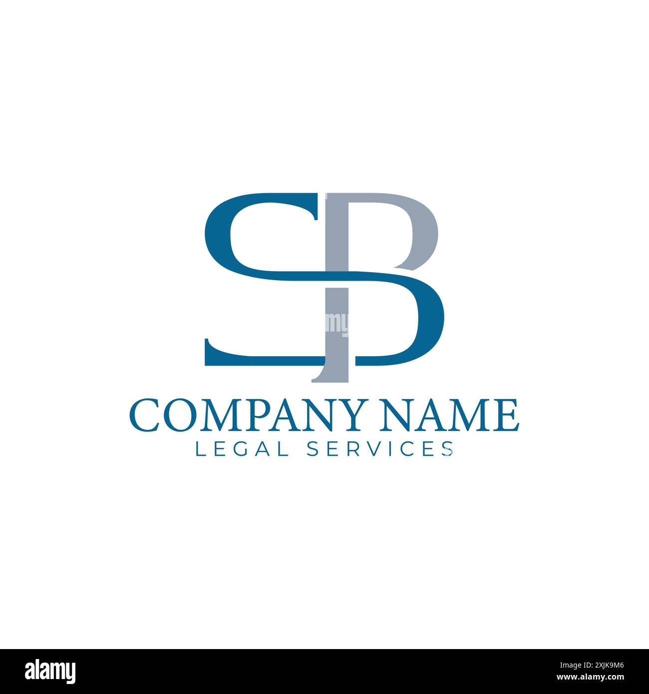 Design vettoriale con logo SB Letter Luxury. immagine vettoriale sb con lettera iniziale del logo del monogramma luxury Illustrazione Vettoriale