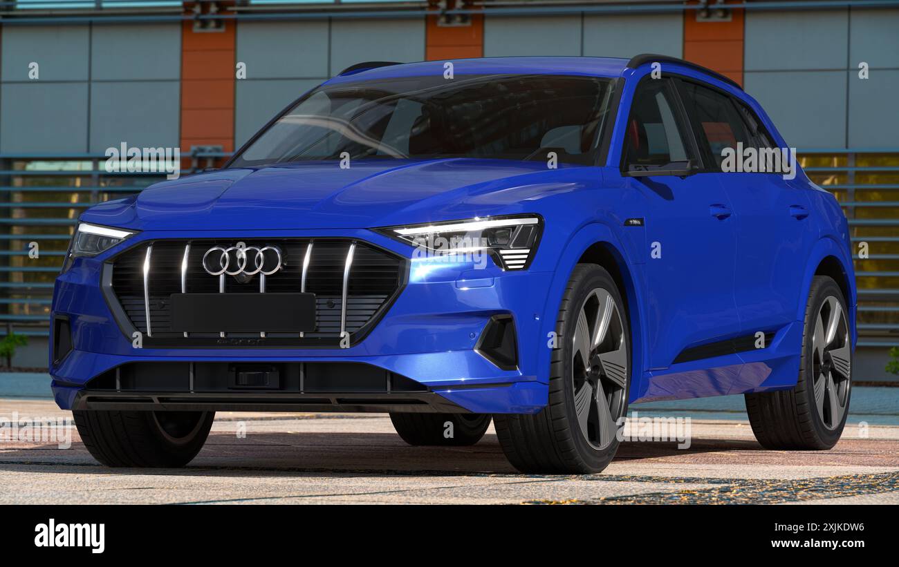 Audi e-tron leader nelle vendite nel suo segmento Foto Stock