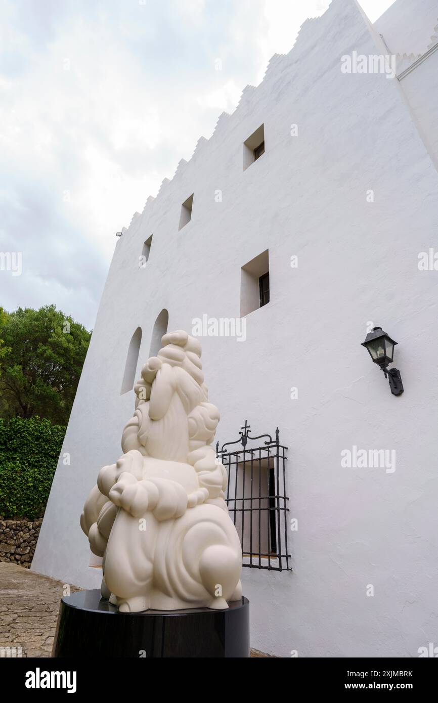 Sa bassa Blanca Museum (msbb) Fondazione costituita dagli artisti e collezionisti Yannick Vu e Ben Jakober e dal filantropo Georges Coulon Foto Stock