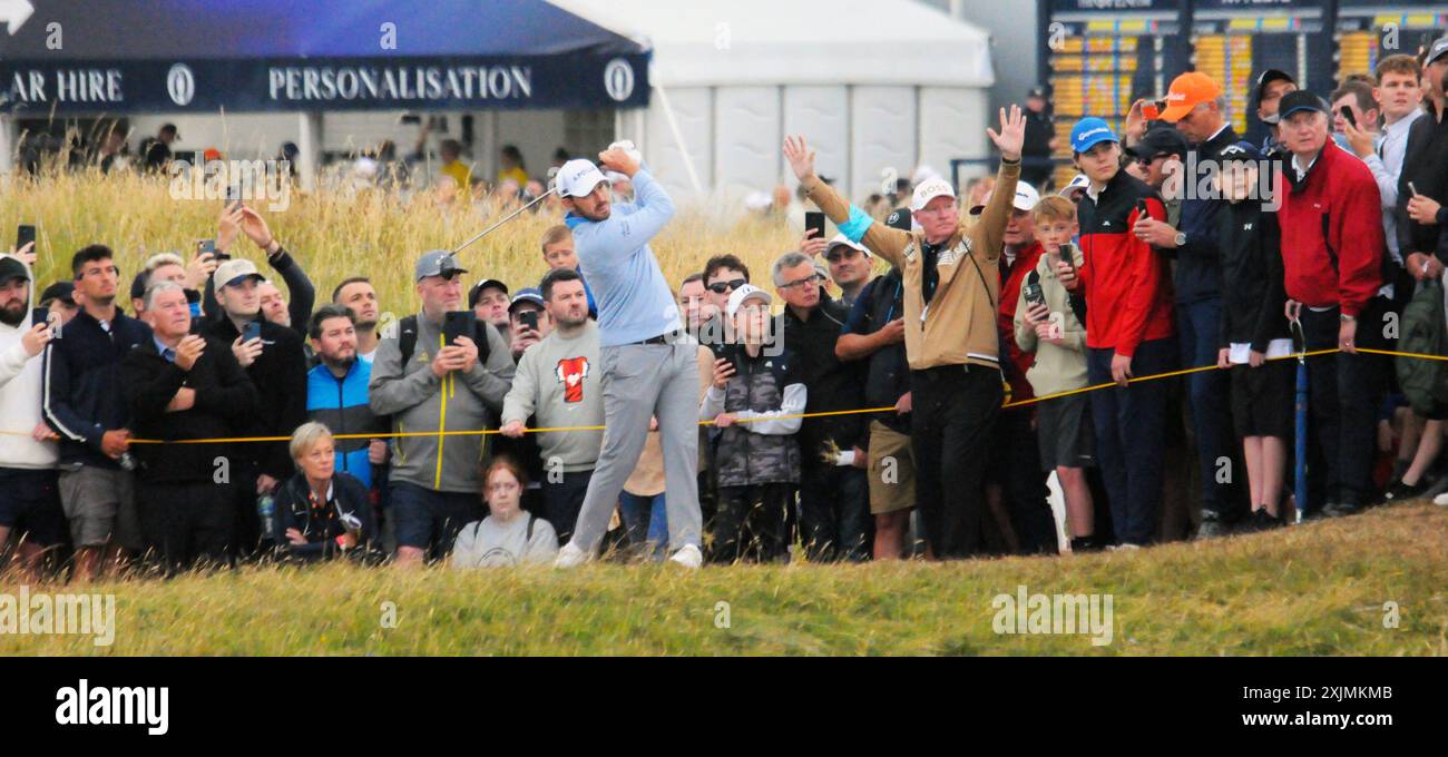 Campionato di golf aperto, 19/07/24. Patrick Cantlay. Crediti: CDG/Alamy Live News Foto Stock