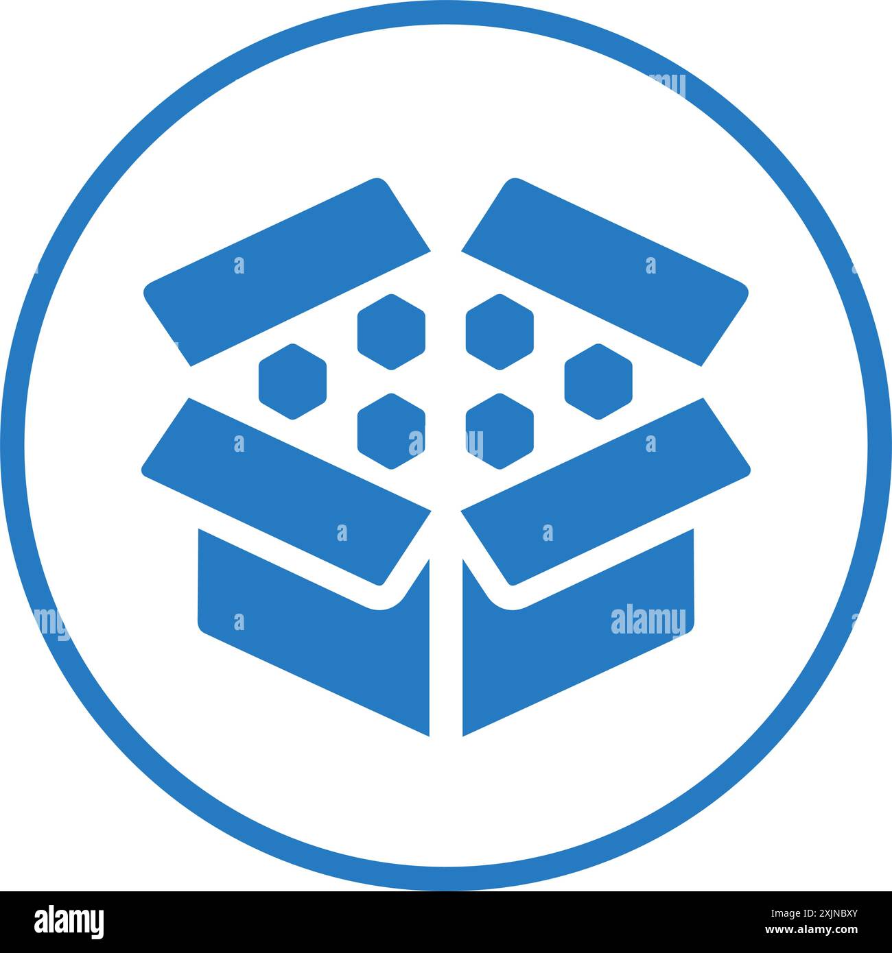 Icona imballaggio e spedizione - ideale per la progettazione e lo sviluppo di siti Web, file stampati e presentazioni, materiali promozionali, illustrazioni o. Illustrazione Vettoriale