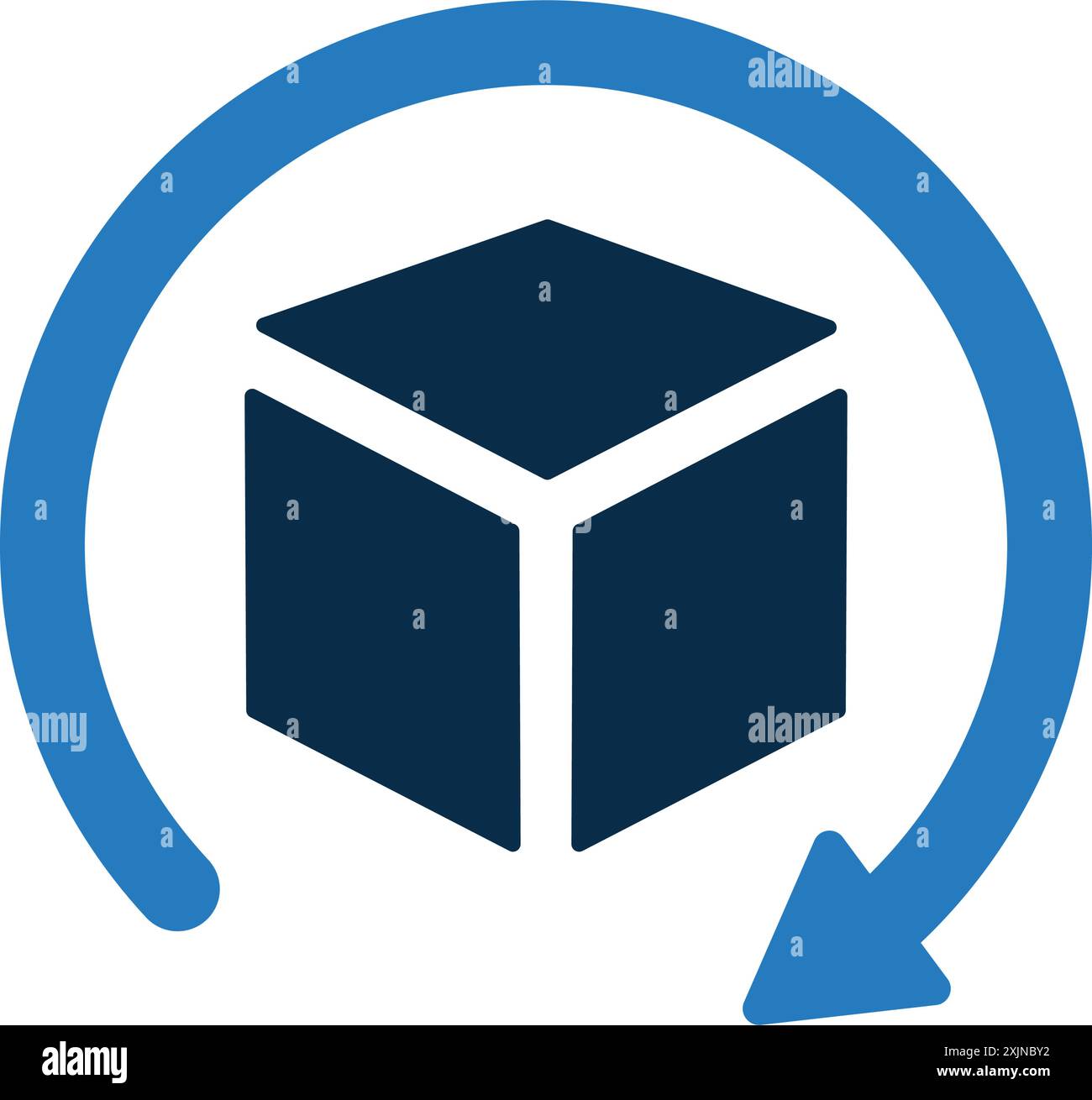 Icona ordine, prodotto, reso - progettazione vettoriale ben organizzata e modificabile, utilizzando per scopi commerciali, supporti di stampa, Web o qualsiasi tipo di progetto. Illustrazione Vettoriale