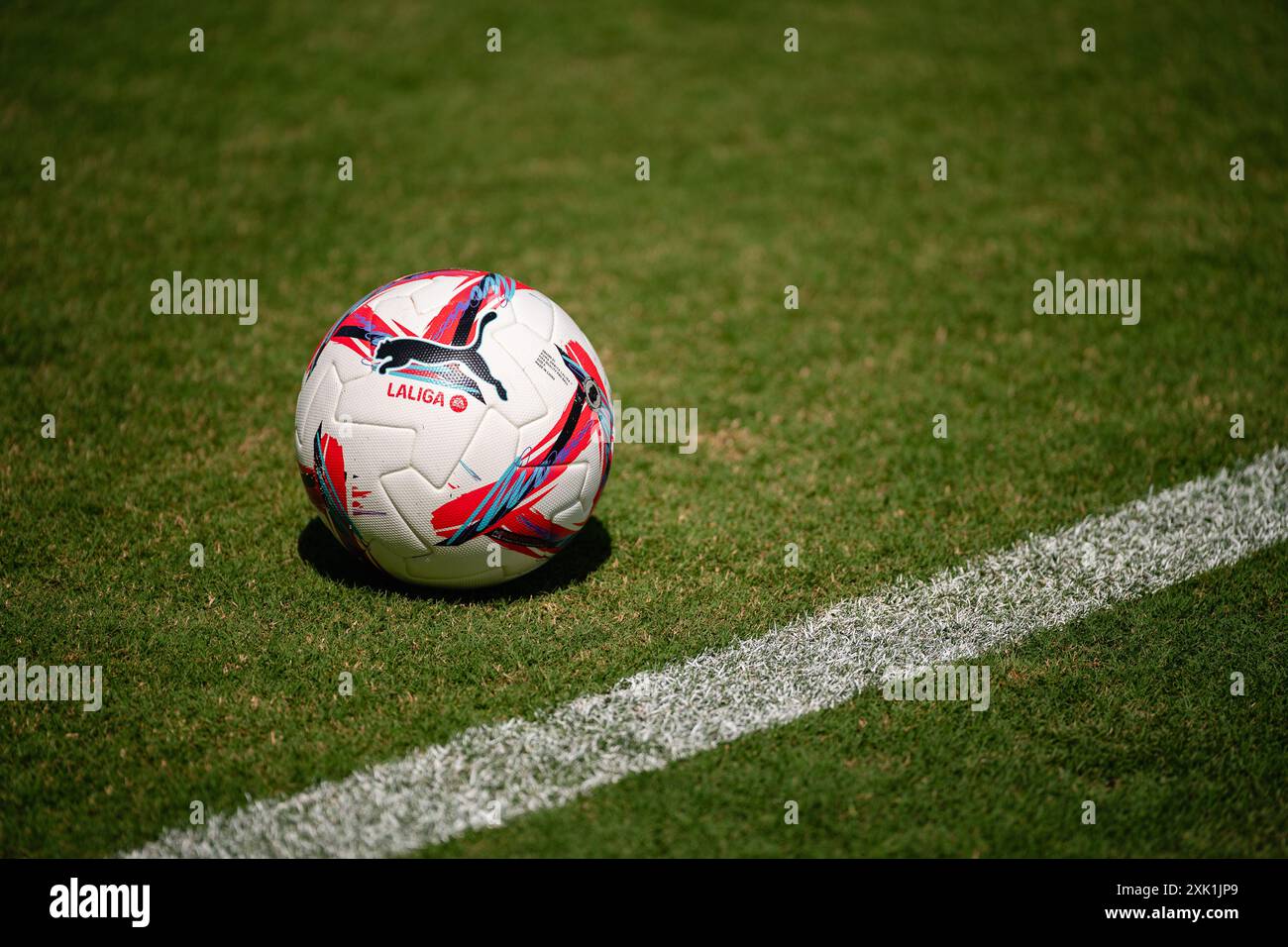 Les Preses , Spagna, 20 luglio 2024. Partita pre-stagionale tra Girona FC e Montpellier FC. Crediti: Joan G/Alamy Live News Foto Stock