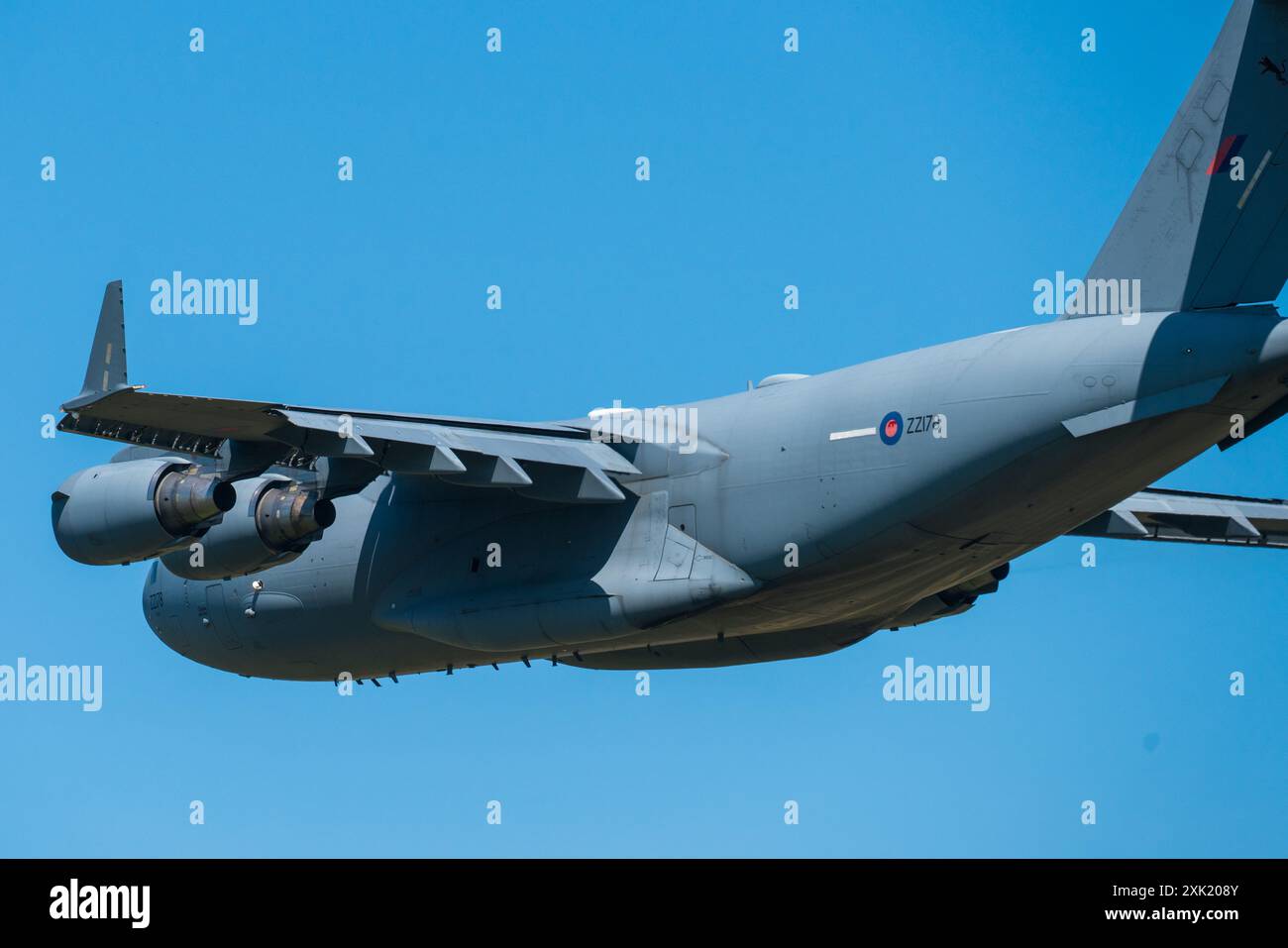 Un C-17A Globemaster ad una mostra aerea alla RAF Fairford Foto Stock