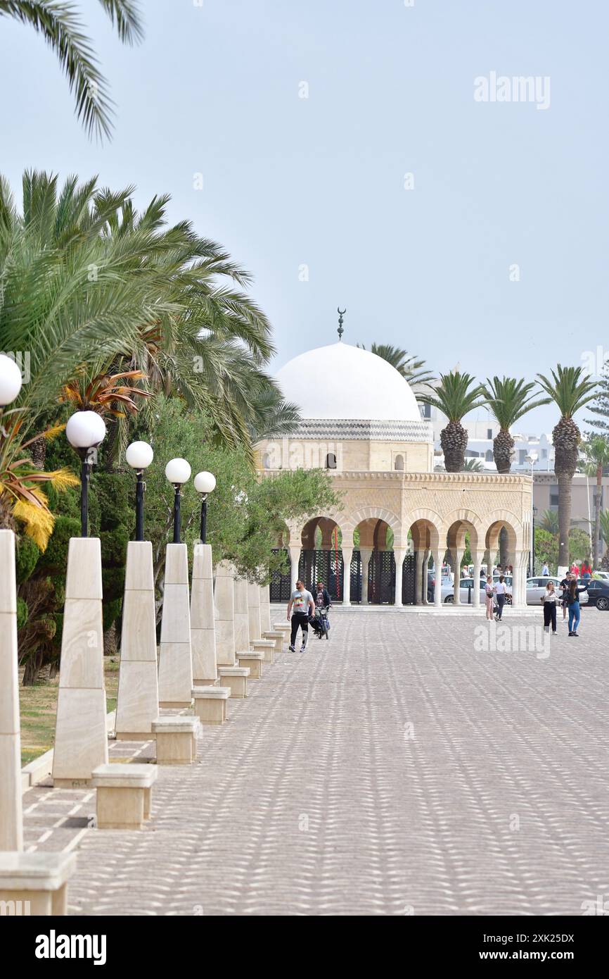 Mausoleo di Habib Bourguiba Foto Stock