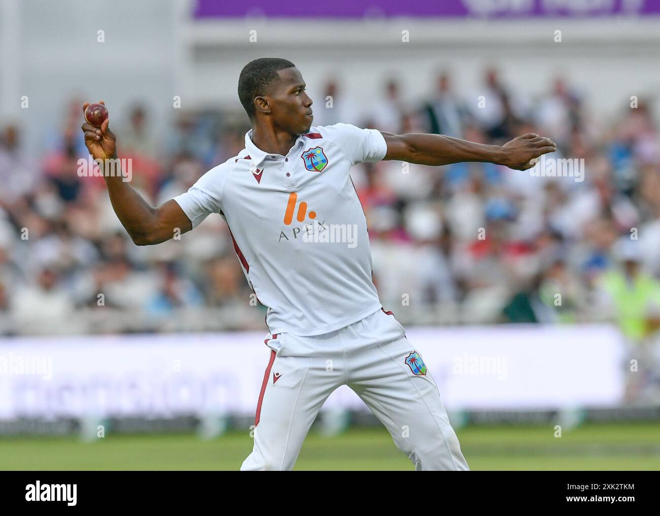 Nottingham, regno unito, Trent Bridge Cricket Ground. 18-22 luglio 2024. International Cricket test Match - (Inghilterra contro uomini delle Indie occidentali) foto: Credito: Mark Dunn/Alamy Live News Foto Stock