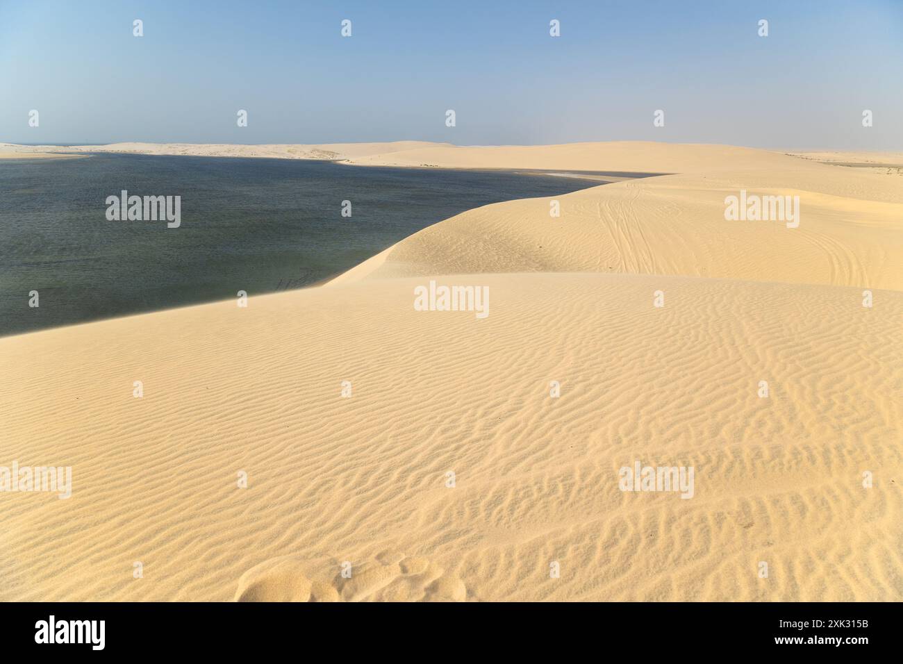 Mare interno del Qatar Foto Stock