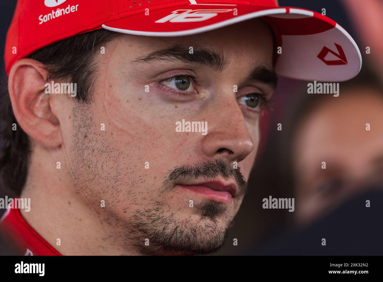Hungaroring, Mogyorod, Ungheria. 20.luglio.2024; Charles Leclerc di Monaco e Scuderia Ferrari durante il Gran Premio d'Ungheria di Formula 1 Foto Stock