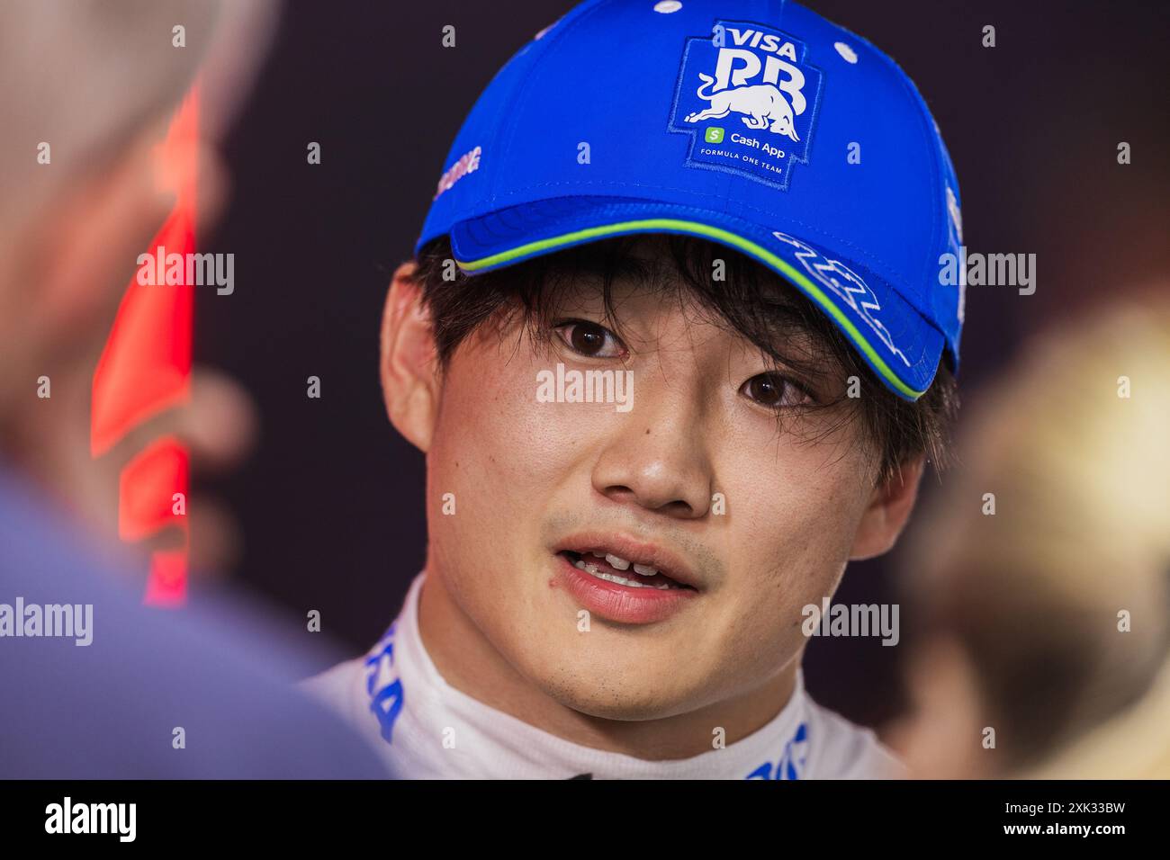 Hungaroring, Mogyorod, Ungheria. 20.July.2024; Yuki Tsunoda del Giappone e Visa Cash App RB Formula One Team durante il Gran Premio d'Ungheria di Formula 1 Foto Stock