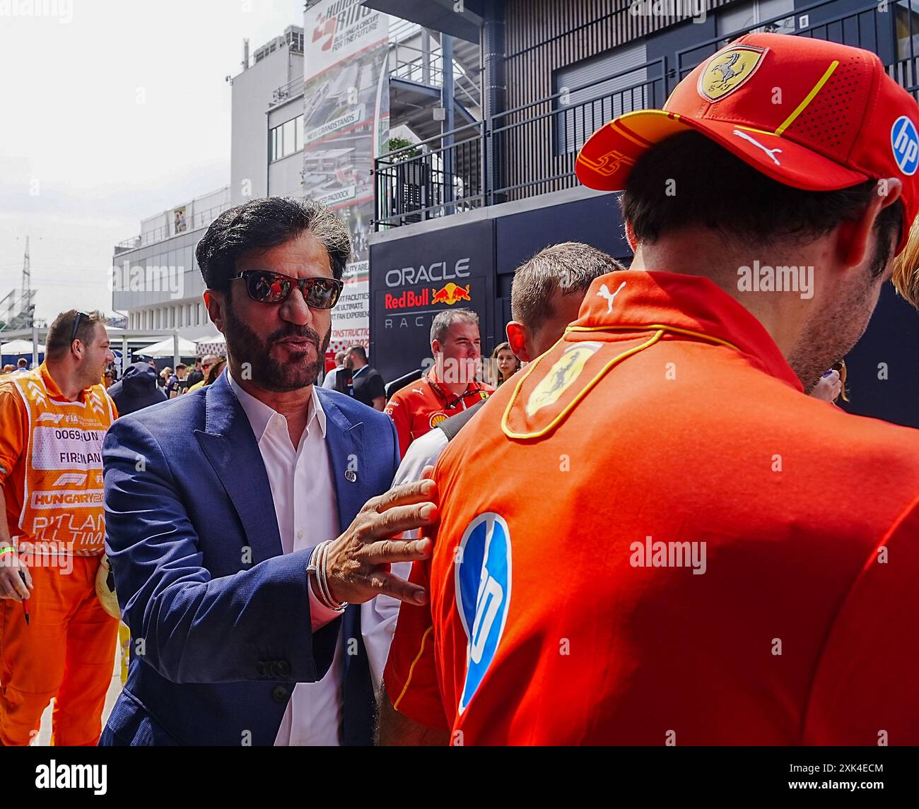 Mogyorod, Ungheria. 20 luglio 2024. Mohammed Bin Sulayem (EAU) - Presidente della FIA durante le prove libere di sabato 20 luglio, del Gran Premio d'Ungheria di Formula 1 2024, in programma sul circuito Hungaroring di Mogyorod, Budapest, Ungheria, dal 19 luglio al 21 luglio 2024 (foto di Alessio De Marco/Sipa USA) crediti: SIPA USA/Alamy Live News Foto Stock