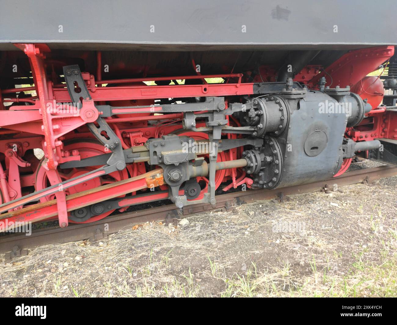 Zittauer Narrow Guage Railway. Motore a vapore non funzionante. Foto Stock