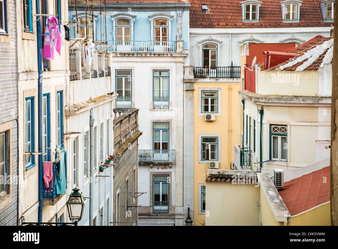 Città vecchia, Lisbona, Portogallo Foto Stock