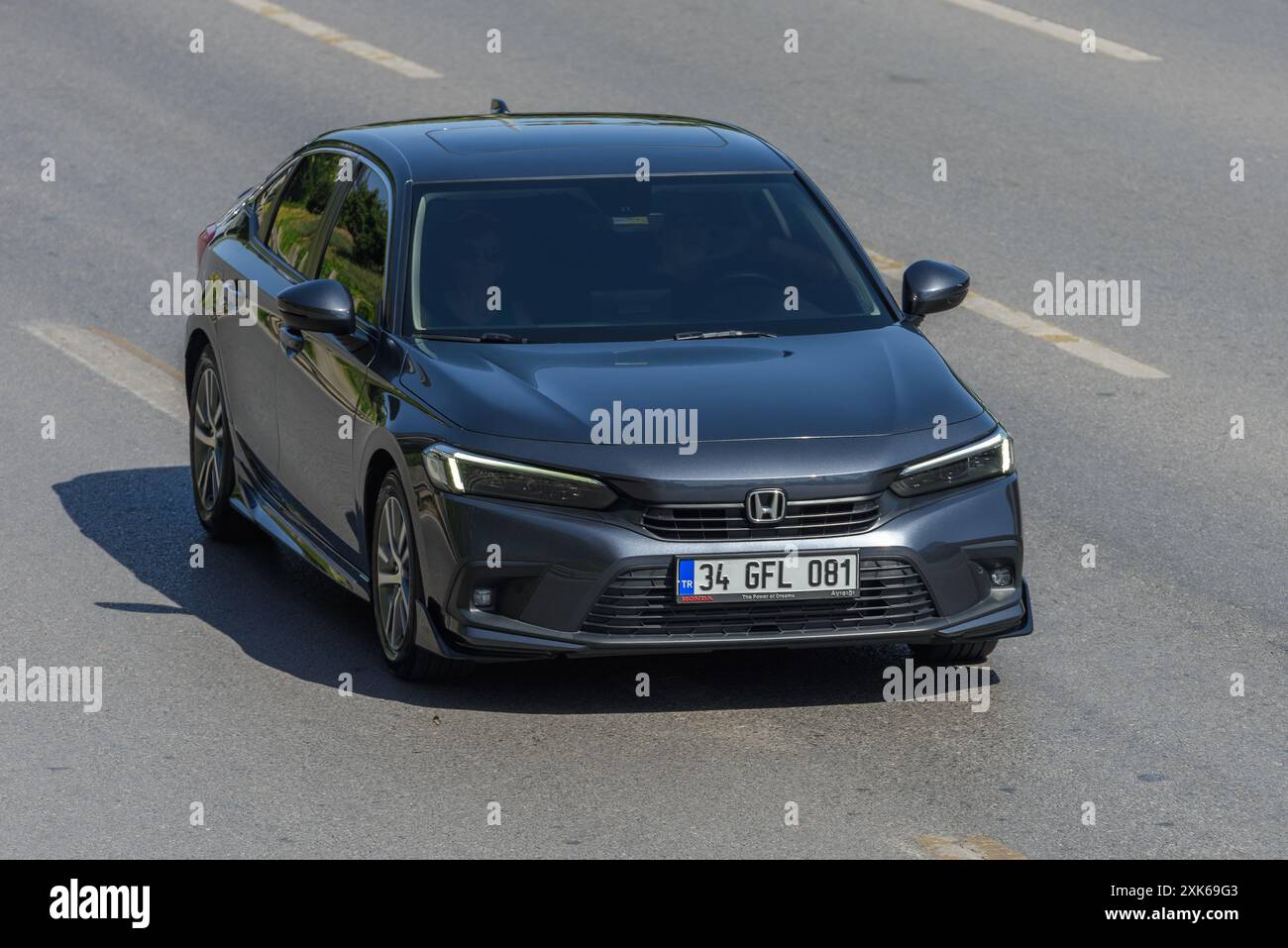 ISTANBUL, TURCHIA - 7 LUGLIO 2024: Honda City è un'auto subcompatta prodotta dalla casa giapponese Honda. Foto Stock