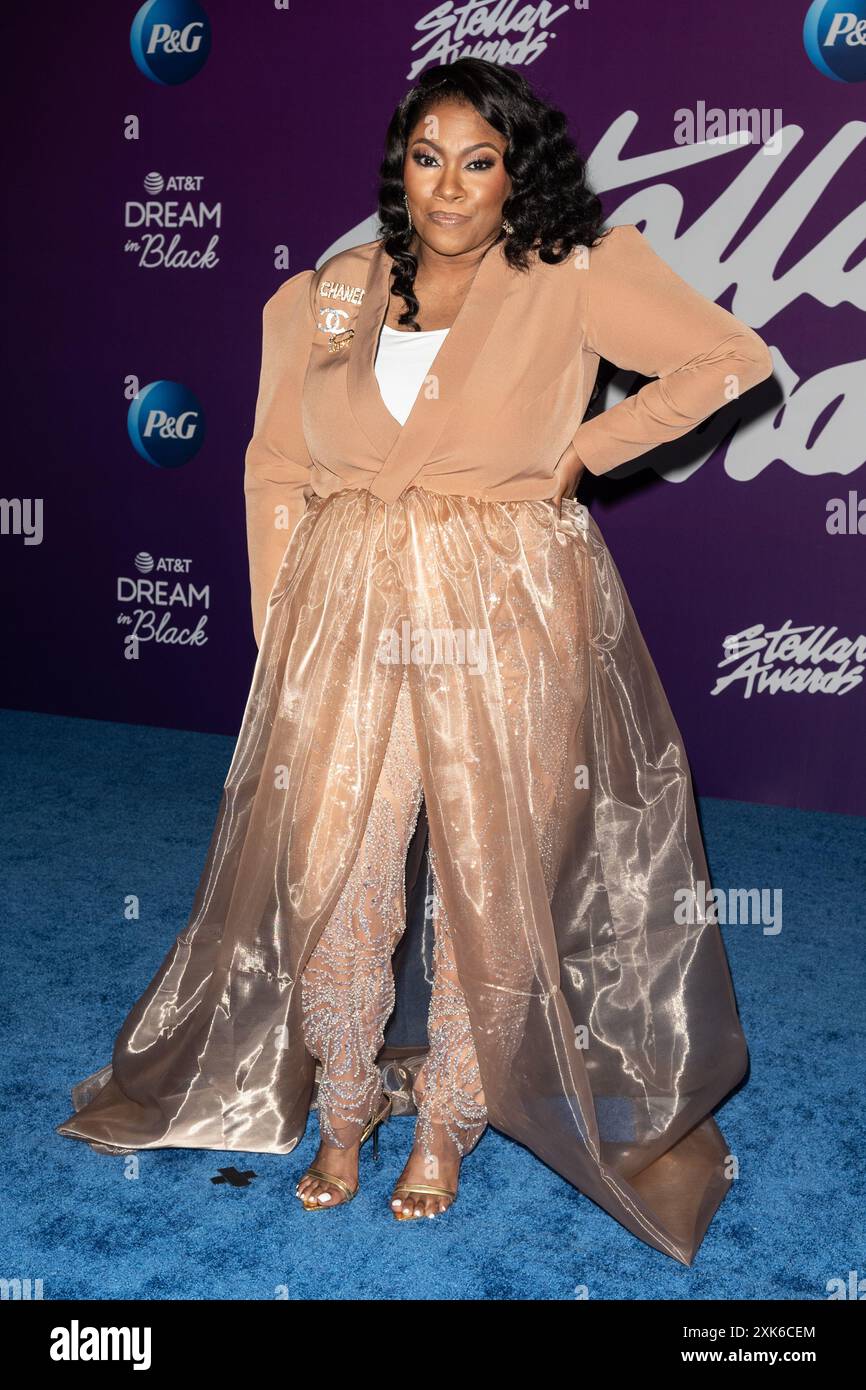 LAS VEGAS, Nevada - Lisa Knowles-Smith al 39° Annual Stellar Awards l'Orleans Hotel & Casino Mardi Gras Ballroom a Las Vegas, Nevada, il 20 luglio 2024. Crediti: DeeCee Carter/MediaPunch Foto Stock