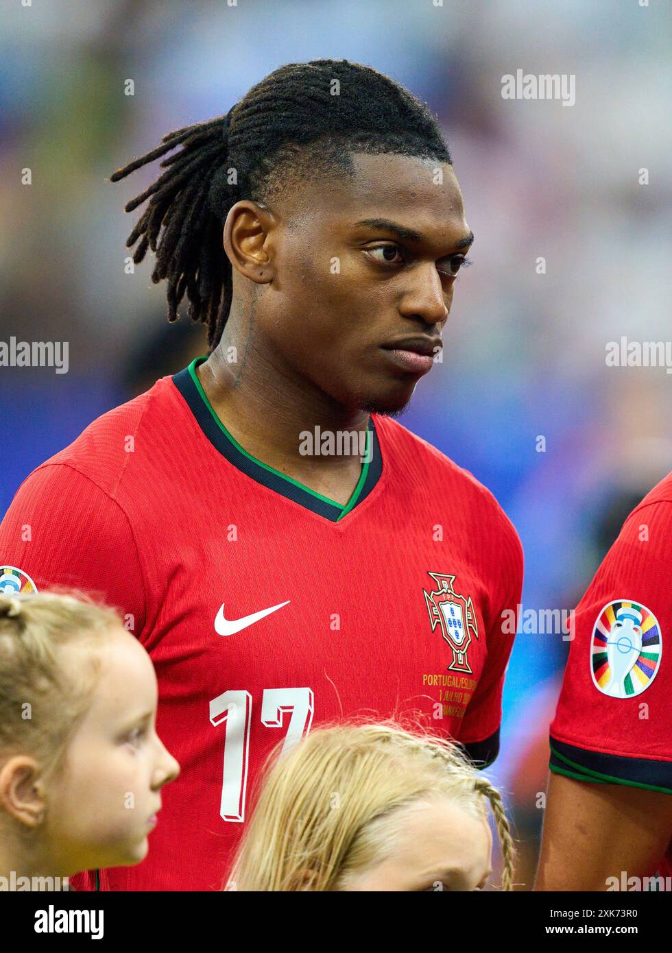 Rafael Leao, Por 17 nella migliore delle 16 partite PORTOGALLO - SLOVENIA 3-0 N.E. dei Campionati europei UEFA 2024 il 01 luglio 2024 a Francoforte, Germania. Fotografo: Peter Schatz Foto Stock