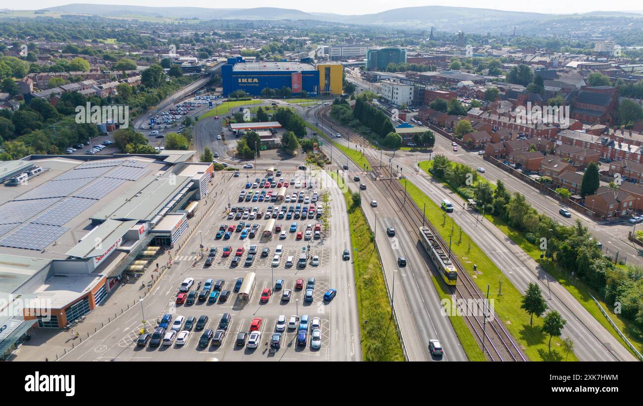 IKEA presso Lord Sheldon Way, Ashton-under-Lyne, Tameside, Foto Stock