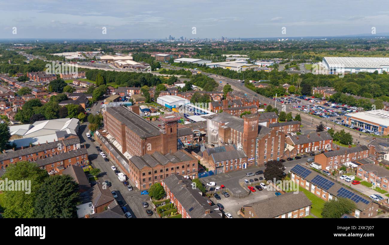 HILL BISCUITS LIMITED è una società di beni di consumo con sede a TUDNO MILL SMITH STREET, ASHTON SOTTO LYNE Foto Stock