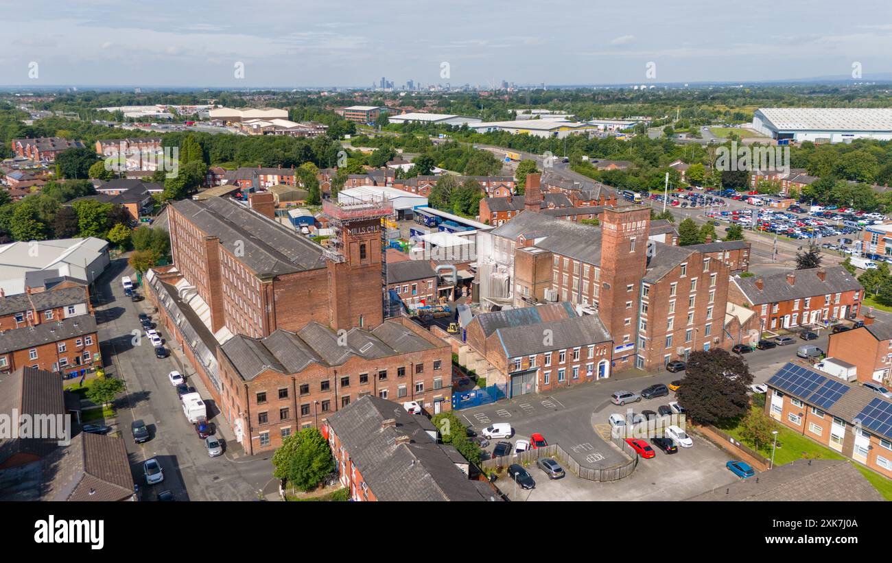 HILL BISCUITS LIMITED è una società di beni di consumo con sede a TUDNO MILL SMITH STREET, ASHTON SOTTO LYNE Foto Stock