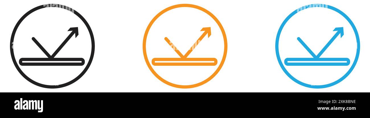 insieme di logo vettoriale dell'icona di rimbalzo o gruppo di pacchetti Illustrazione Vettoriale