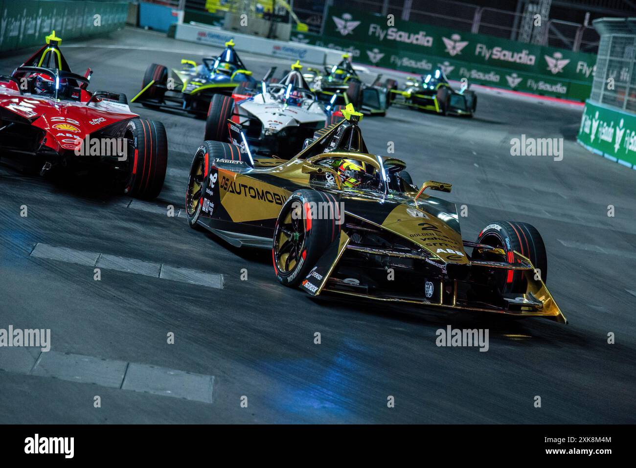 Londra, Regno Unito. 20 luglio 2024. Il pilota della DS Penske Stoffel Vandoorne corre durante l'e-Prix Race 1 di Hankook London Formula e-Prix presso l'Excel Centre. (Foto di Loredana Sangiuliano/SOPA Images/Sipa USA) credito: SIPA USA/Alamy Live News Foto Stock