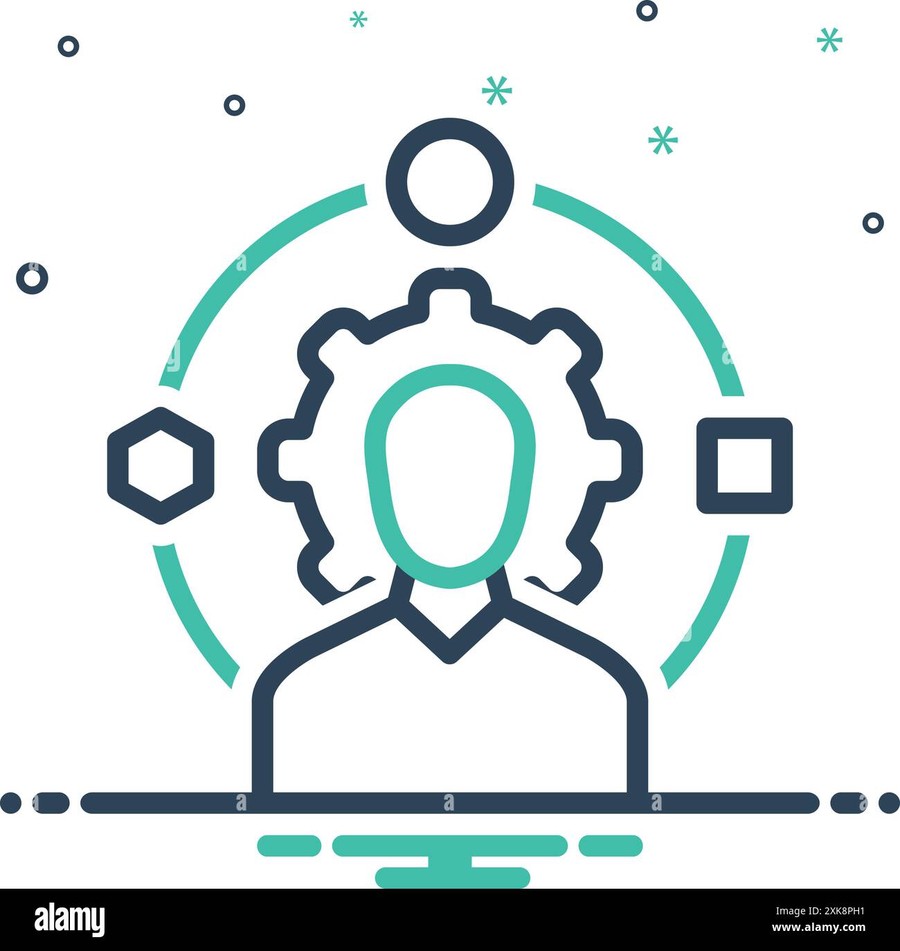 Icona per adattamento, regolazione Illustrazione Vettoriale