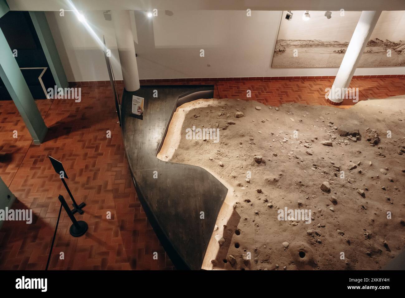 Nizza, Francia - 25 maggio 2024: Il Museo Terra amata di Paleontologia umana che esplora il comportamento e lo stile di vita dei primi Nicois. Foto Stock