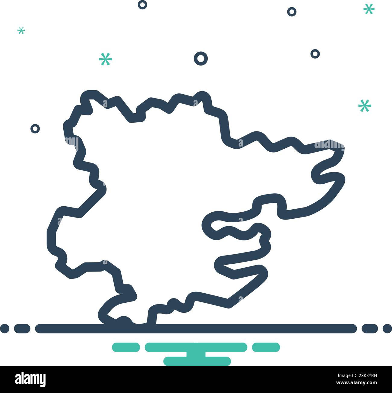 Icona per essex, inghilterra Illustrazione Vettoriale