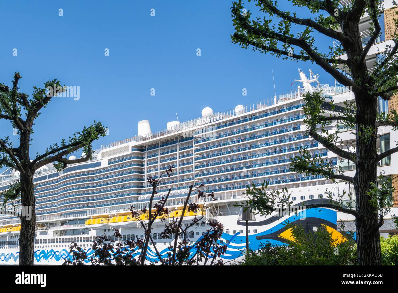 La vita quotidiana di Aker Brygge a Oslo, Norvegia Foto Stock