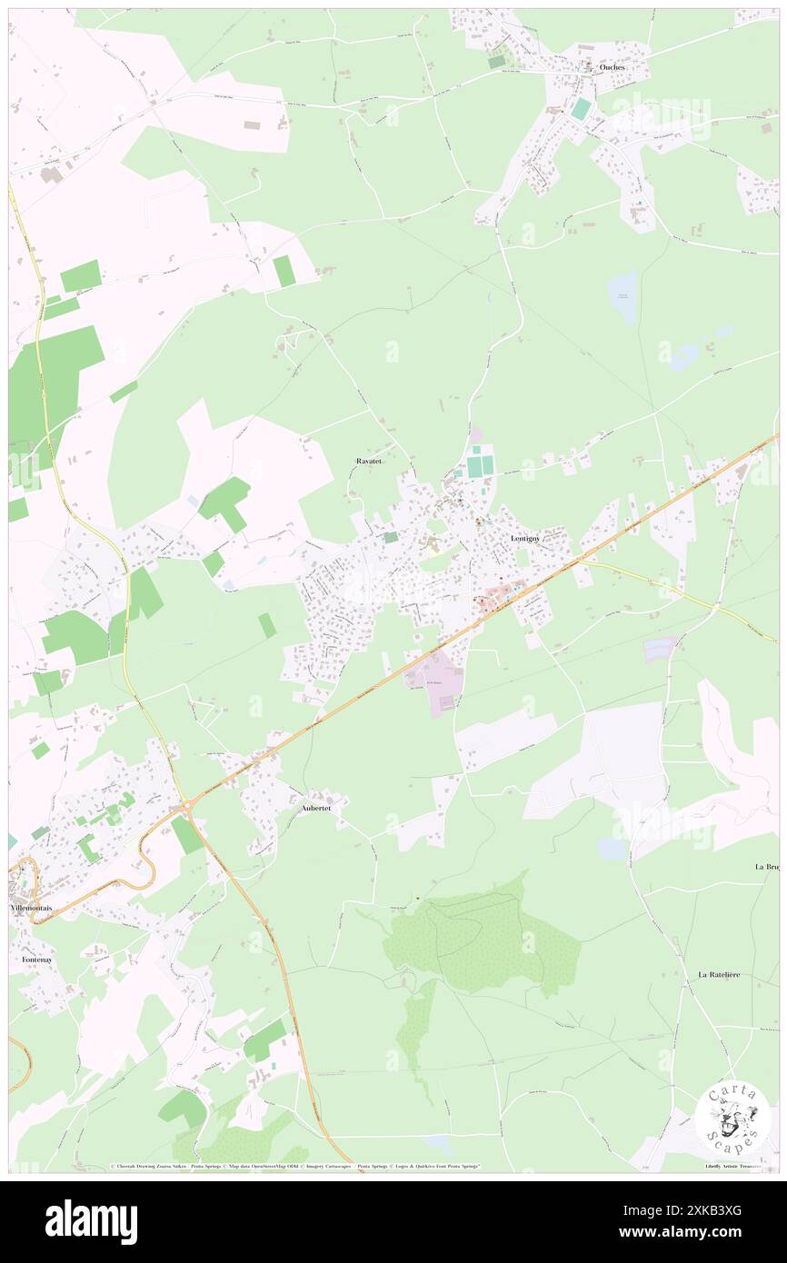 Lentigny, Loira, FR, Francia, Alvergne-Rhône-Alpes, N 45 59' 41'', N 3 58' 50'', MAP, Cartascapes Map pubblicata nel 2024. Esplora Cartascapes, una mappa che rivela i diversi paesaggi, culture ed ecosistemi della Terra. Viaggia attraverso il tempo e lo spazio, scoprendo l'interconnessione del passato, del presente e del futuro del nostro pianeta. Foto Stock