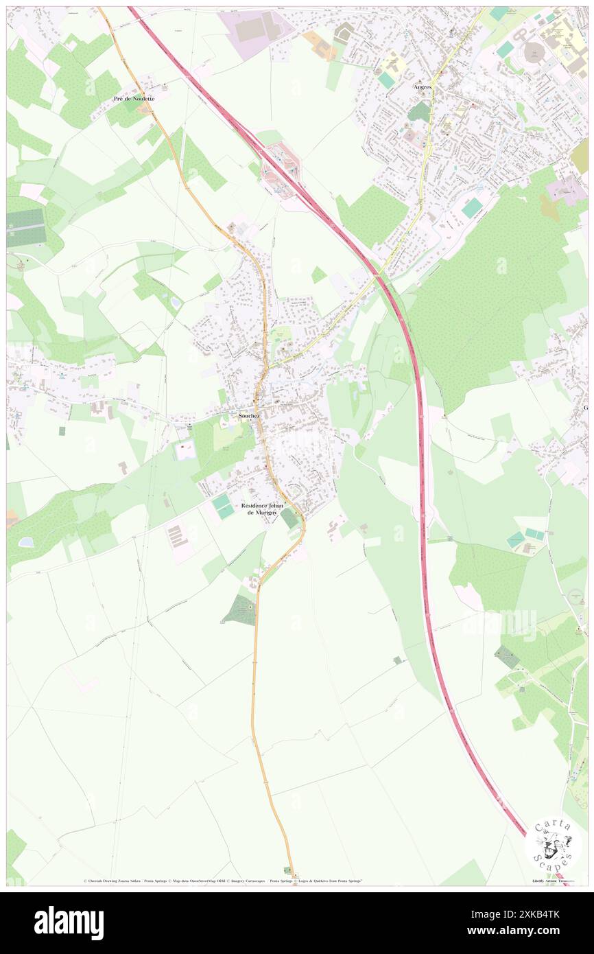 Souchez, Pas-de-Calais, FR, Francia, Hauts-de-France, N 50 23' 26'', N 2 44' 34'', MAP, Cartascapes Map pubblicata nel 2024. Esplora Cartascapes, una mappa che rivela i diversi paesaggi, culture ed ecosistemi della Terra. Viaggia attraverso il tempo e lo spazio, scoprendo l'interconnessione del passato, del presente e del futuro del nostro pianeta. Foto Stock