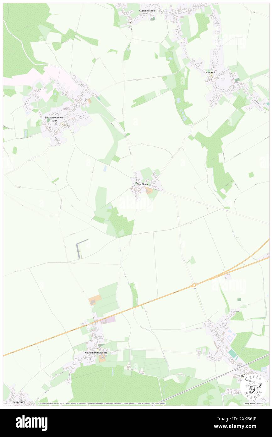 Neuflieux, Aisne, FR, Francia, Hauts-de-France, N 49 37' 10'', N 3 9' 41'', MAP, Cartascapes Map pubblicata nel 2024. Esplora Cartascapes, una mappa che rivela i diversi paesaggi, culture ed ecosistemi della Terra. Viaggia attraverso il tempo e lo spazio, scoprendo l'interconnessione del passato, del presente e del futuro del nostro pianeta. Foto Stock