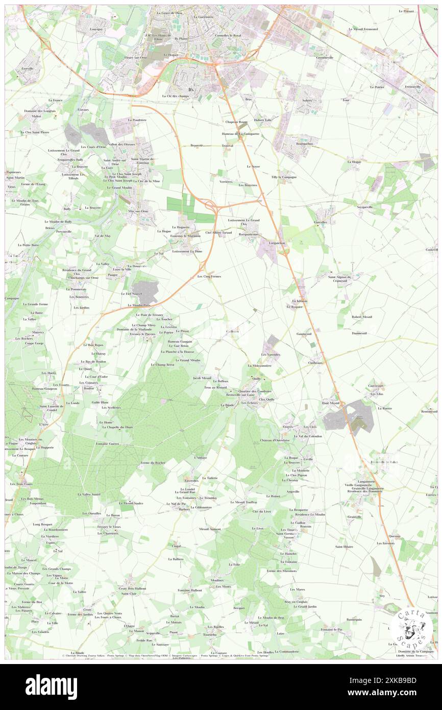 Arrondissement de Caen, Calvados, FR, Francia, Normandia, N 49 3' 51'', S 0 20' 8'', MAP, Cartascapes Map pubblicata nel 2024. Esplora Cartascapes, una mappa che rivela i diversi paesaggi, culture ed ecosistemi della Terra. Viaggia attraverso il tempo e lo spazio, scoprendo l'interconnessione del passato, del presente e del futuro del nostro pianeta. Foto Stock