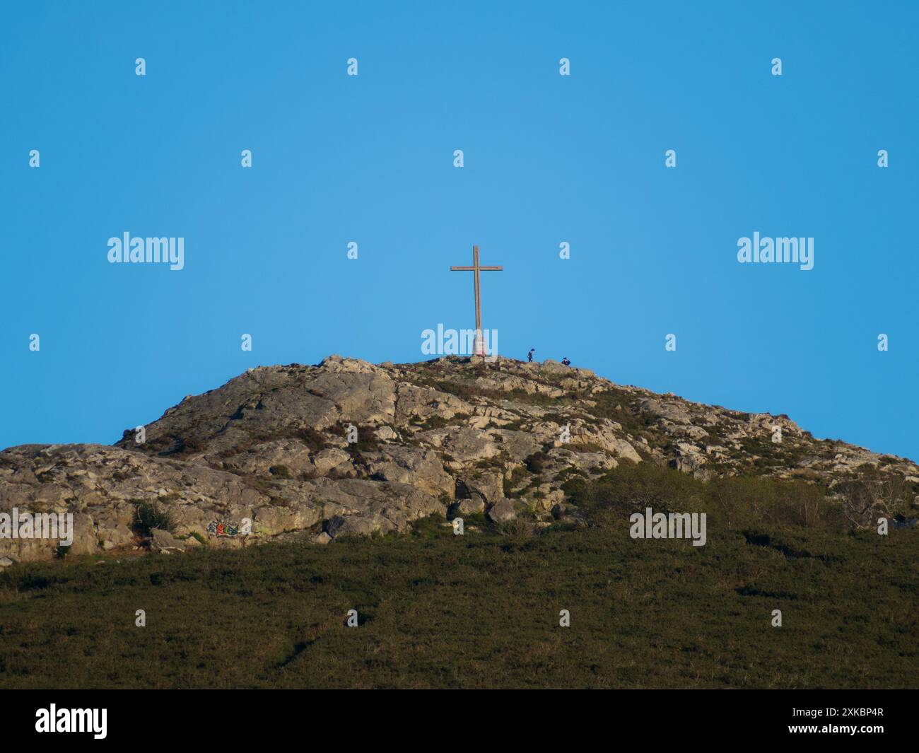 Cielo blu a Bray Head Foto Stock