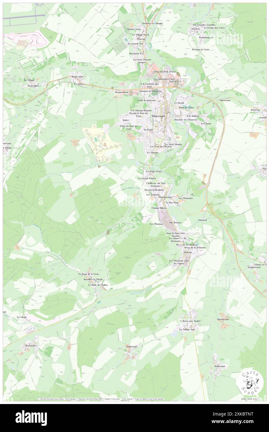 Mattaincourt, Vosges, FR, Francia, Grand Est, N 48 16' 44'', N 6 7' 59'', MAP, Cartascapes Map pubblicata nel 2024. Esplora Cartascapes, una mappa che rivela i diversi paesaggi, culture ed ecosistemi della Terra. Viaggia attraverso il tempo e lo spazio, scoprendo l'interconnessione del passato, del presente e del futuro del nostro pianeta. Foto Stock