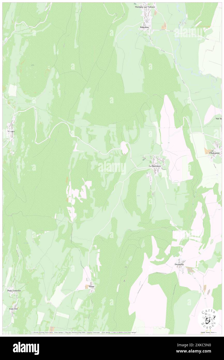 La Boissiere, Giura, FR, Francia, Bourgogne-Franca Contea, N 46 25' 20'', N 5 31' 50'', MAP, Cartascapes Map pubblicata nel 2024. Esplora Cartascapes, una mappa che rivela i diversi paesaggi, culture ed ecosistemi della Terra. Viaggia attraverso il tempo e lo spazio, scoprendo l'interconnessione del passato, del presente e del futuro del nostro pianeta. Foto Stock