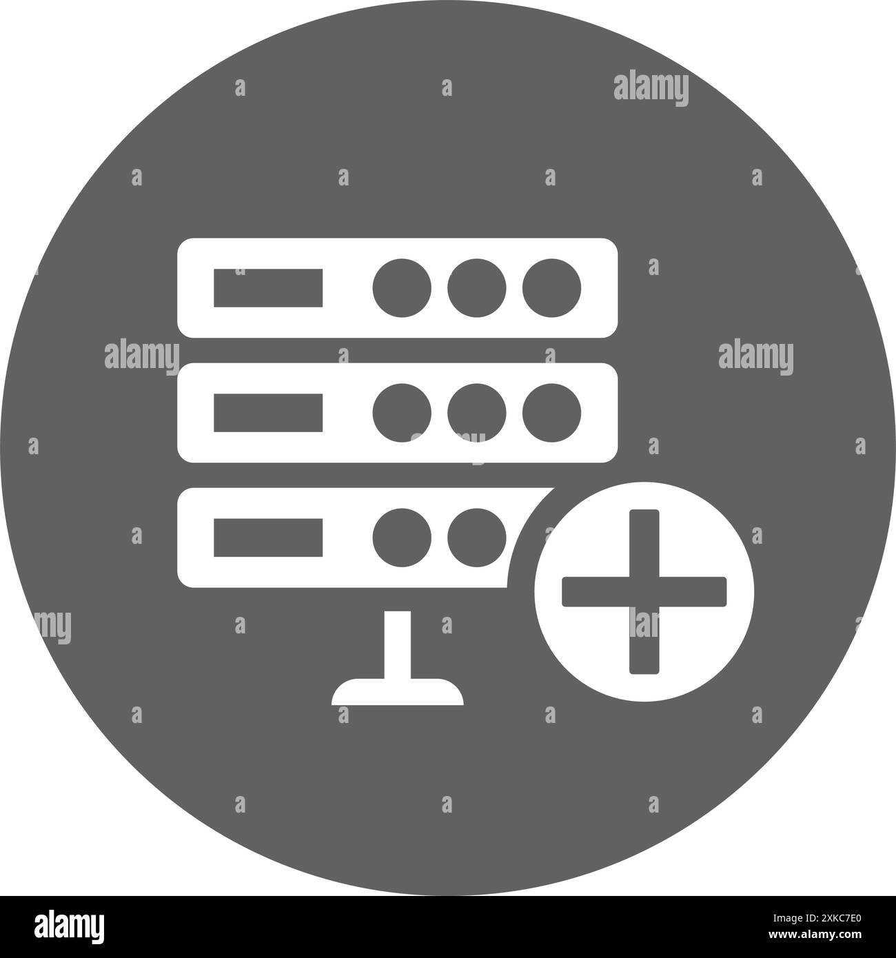 Icona servizio dominio. Gli EPS vettoriali in stile piatto sono utilizzati in infografiche, web design, presentazioni e materiali stampati. Illustrazione Vettoriale