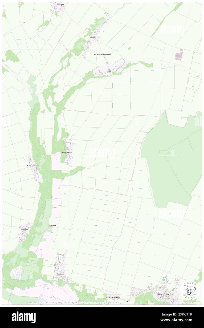 Courcemain, Marna, FR, Francia, Grand Est, N 48 37' 1'', N 3 55' 9'', MAP, Cartascapes Map pubblicata nel 2024. Esplora Cartascapes, una mappa che rivela i diversi paesaggi, culture ed ecosistemi della Terra. Viaggia attraverso il tempo e lo spazio, scoprendo l'interconnessione del passato, del presente e del futuro del nostro pianeta. Foto Stock